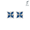 Blue Blossom Spark Studs